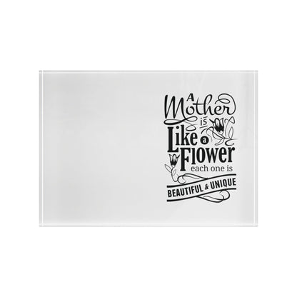 Mother's Day Photo Block - Beautiful & Unique Floral Design